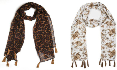 sahil fashion Floral Print Georgette Women Fancy Scarf