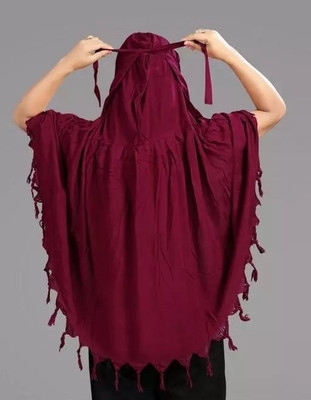 Sz Sales Solid Cotton Blend Girls Scarf