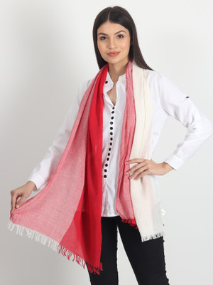 SmartAge Solid Pure Cotton Women Fancy Scarf, Stole, Scarf