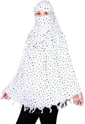 OXXIHOME Printed Cotton Blend Girls Fancy Scarf, Stole, Scarf