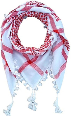 Z R M Store Embroidered Cotton Viscose Blend Men & Women Fancy Scarf, Scarf, Stole, Faux Turtleneck Neck Cover