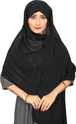 Tijarat Solid Georgette Women Scarf