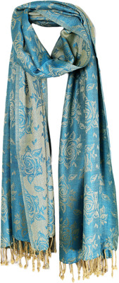 GLIMMERX Woven Viscose Women Stole, Stole, Fancy Scarf