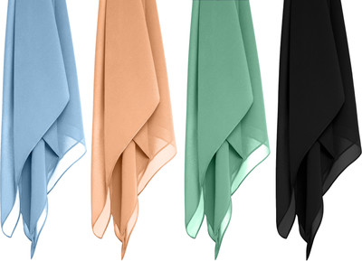 MATIFA Solid Georgette Women Scarf, Stole