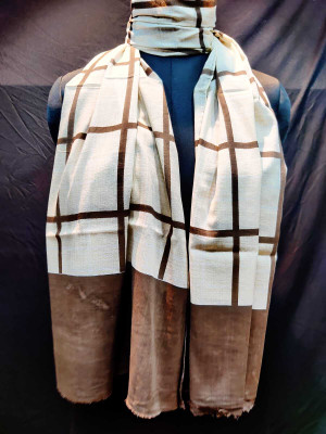 rudraoverseas Striped Rayon Men & Women Scarf