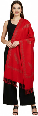 MUFFLY Woven Wool Blend Women Stole