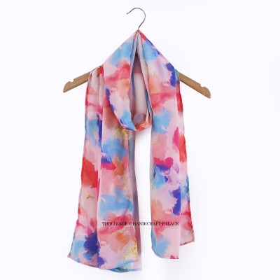 Ravaiyaa - Attitude Is Everything Self Design Cotton Blend Women Scarf