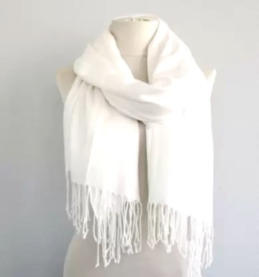 R S K Hsndloom Solid Rayon Girls Stole, Scarf