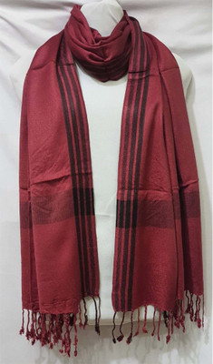 shakti Striped Viscose Women Stole, Scarf