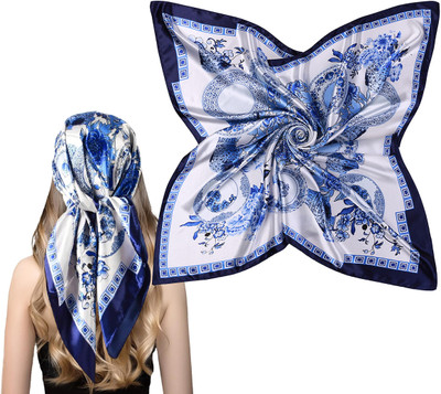 gustave Floral Print Polyester Women Scarf