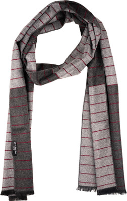 the tie hub Striped Wool Blend Men Scarf