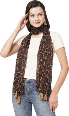 sahil fashion Animal Print Georgette Women Fancy Scarf