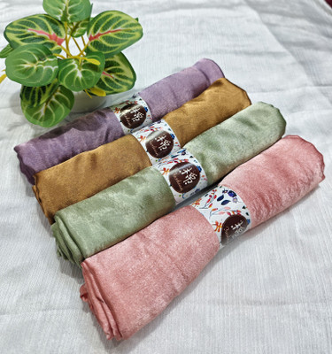 RTEX Striped Satin Blend Women Scarf