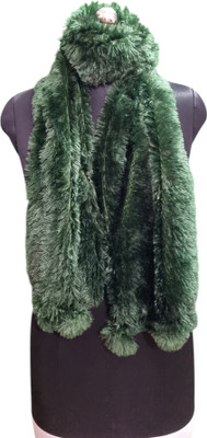 wrapVerse private limited Self Design Wool Blend Women Fancy Scarf