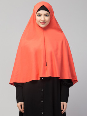 hijabworld Solid Polyester Women Scarf