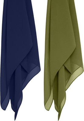 MATIFA Solid Georgette Women Scarf, Stole