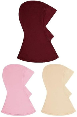 Run India Solid Cotton Blend Women Scarf