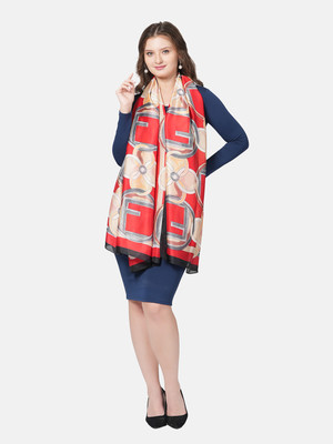 MUFFLY Printed Polyester Women Scarf
