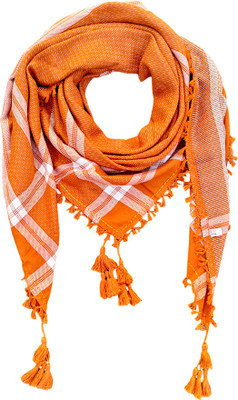 BAKKAH Checkered Wool Blend Men Scarf, Stole