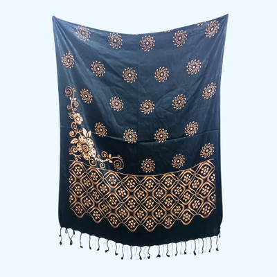 ogs Graphic Print, Floral Print, Printed Rayon Women Scarf, Stole, Fancy Scarf