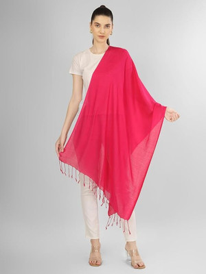 Earth Ro System Solid Cotton Blend Men & Women Stole