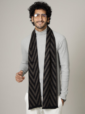 Ravaiyaa - Attitude Is Everything Striped Men Muffler