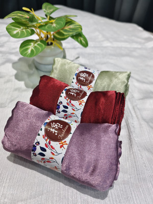 EthnicDecade Self Design Satin Blend Women Scarf