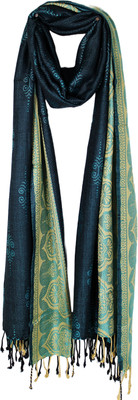 GLIMMERX Woven Viscose Women Fancy Scarf, Scarf, Stole, Faux Turtleneck Neck Cover