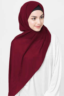 Tijarat Solid Georgette Women Stole