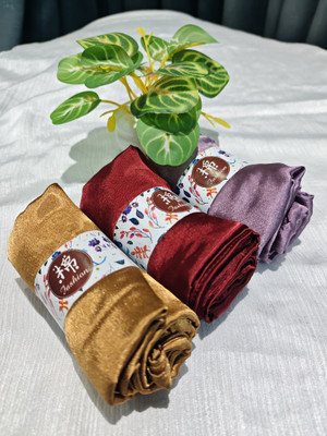 EthnicDecade Self Design Satin Blend Women Scarf