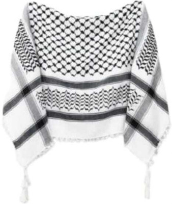Arabic Shemagh Embroidered, Polka Print Cotton Blend Men & Women Scarf