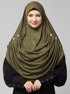 Nazneen Solid Polyester Women Scarf