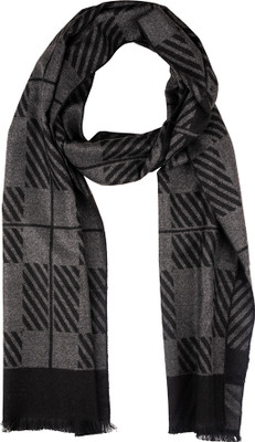 the tie hub Geometric Print Wool Blend Men Scarf