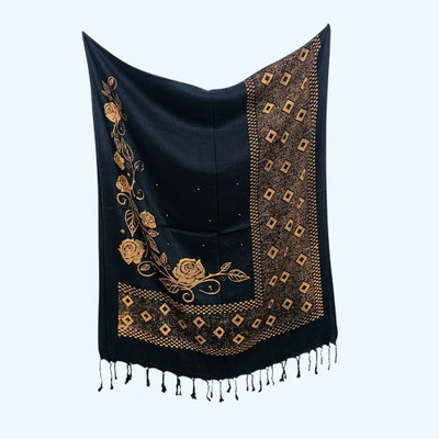 ogs Graphic Print, Floral Print, Printed Rayon Women Scarf, Stole, Fancy Scarf