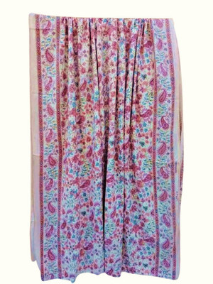 ROZZ Designs Floral Print Cotton Viscose Blend Women Fancy Scarf, Scarf, Faux Turtleneck Neck Cover, Stole