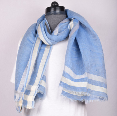 KIRE NE Woven Pure Cotton, Rayon, Pure Wool Women Scarf