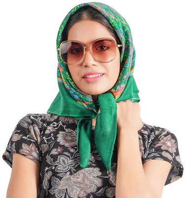 Kolva Printed Wool Blend Women Scarf