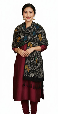 Samayracreation Floral Print Polyester Women Stole