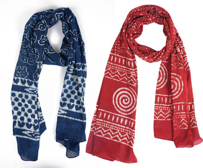 Style 98 Printed Pure Cotton Women Scarf