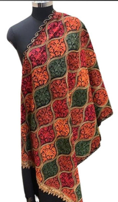 ESSENN Embroidered Wool Blend Men & Women Stole