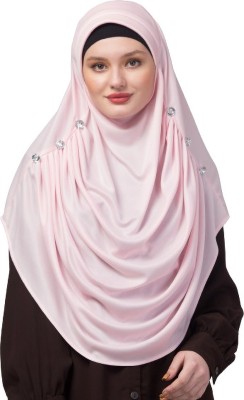 DAMELLO Solid, Embellished Polycotton Women Fancy Scarf