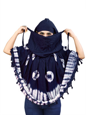 NOTHING MORE Floral Print Cotton Rayon Blend Women Fancy Scarf