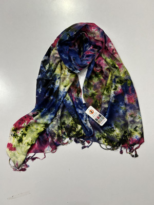 AWADH HANDLOOMS Printed, Solid, Striped Rayon Women Stole, Scarf, Fancy Scarf