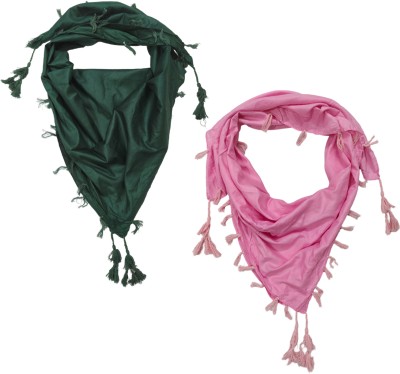 pracwal Solid Pure Cotton Women Fancy Scarf, Scarf