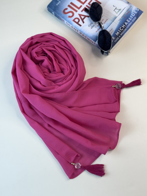 THECARTMAXX Embellished Georgette Women Fancy Scarf, Scarf, Stole