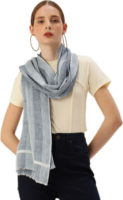 ASVA Striped Pure Cotton Women Scarf