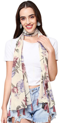 sahil fashion Animal Print Georgette Women Fancy Scarf