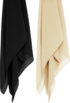 MATIFA Solid Georgette Women Scarf, Stole