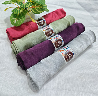 RTEX Striped Satin Blend Women Scarf
