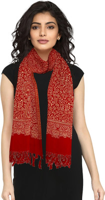 SNB Fashions Embroidered Wool Blend Women Stole